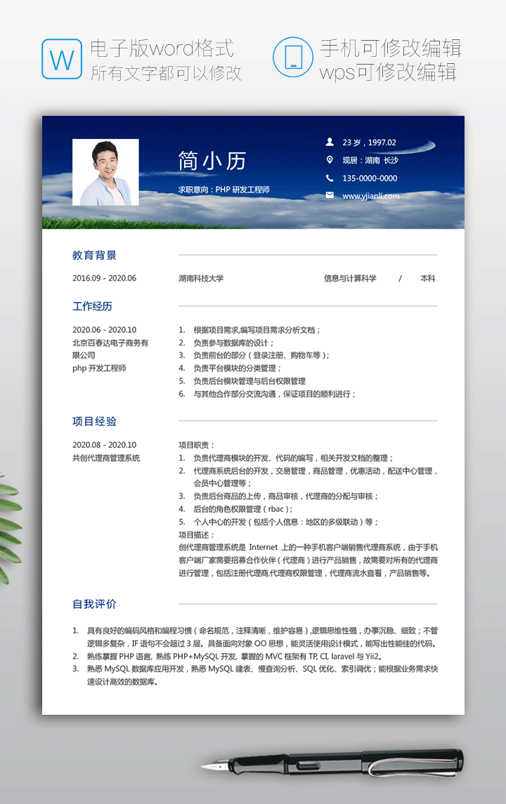 电子版简历Word格式，打造专业且高效的求职利器，电子版简历Word格式，专业高效求职利器