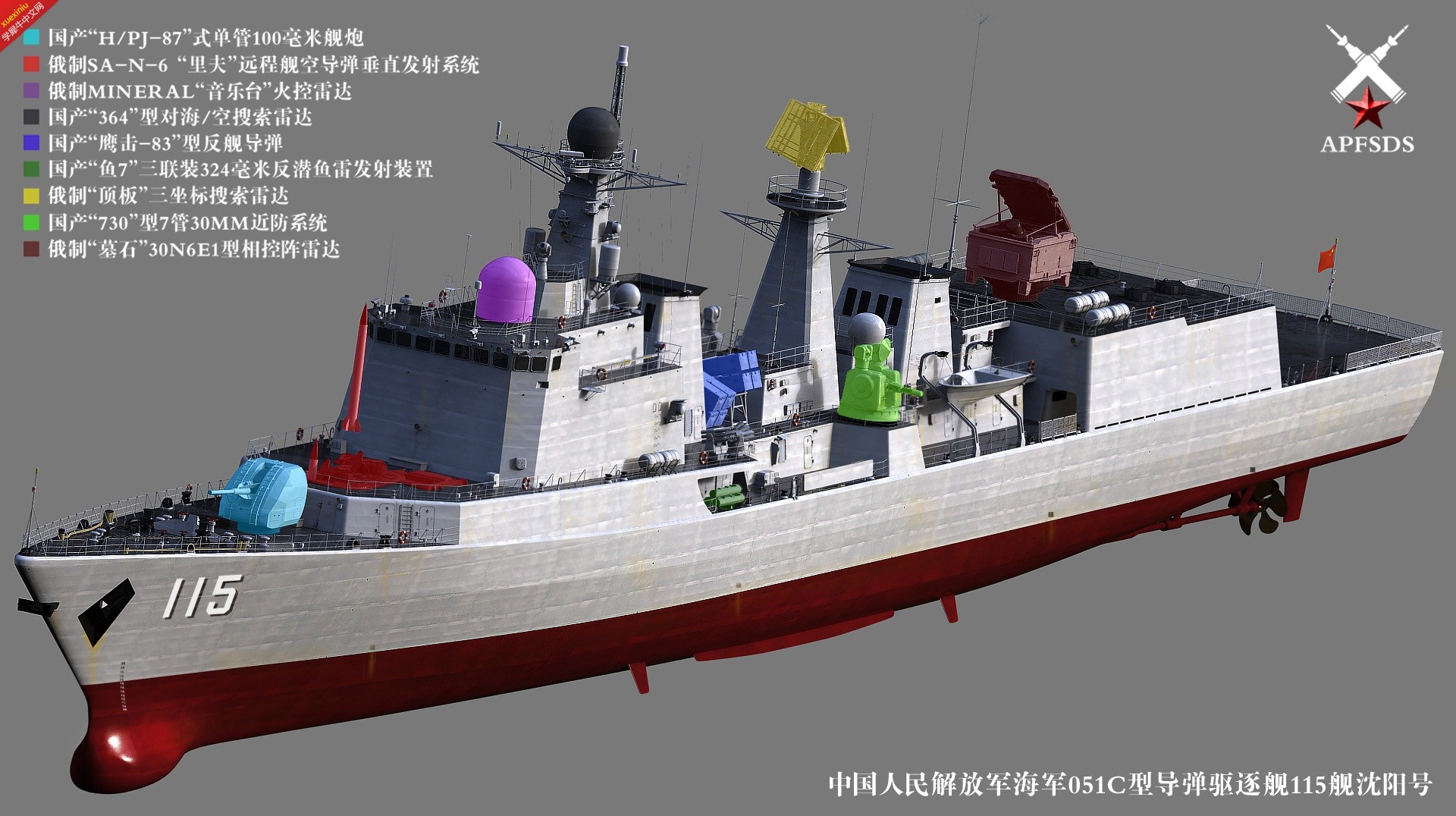 揭秘中国海军的骄傲，051C型驱逐舰介绍，揭秘中国海军的骄傲，全面解读051C型驱逐舰